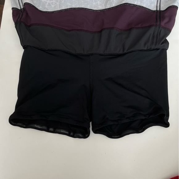 Lululemon Pace Rival Pleated Color Block Running Tennis Skirt Skort - Picture 4 of 8